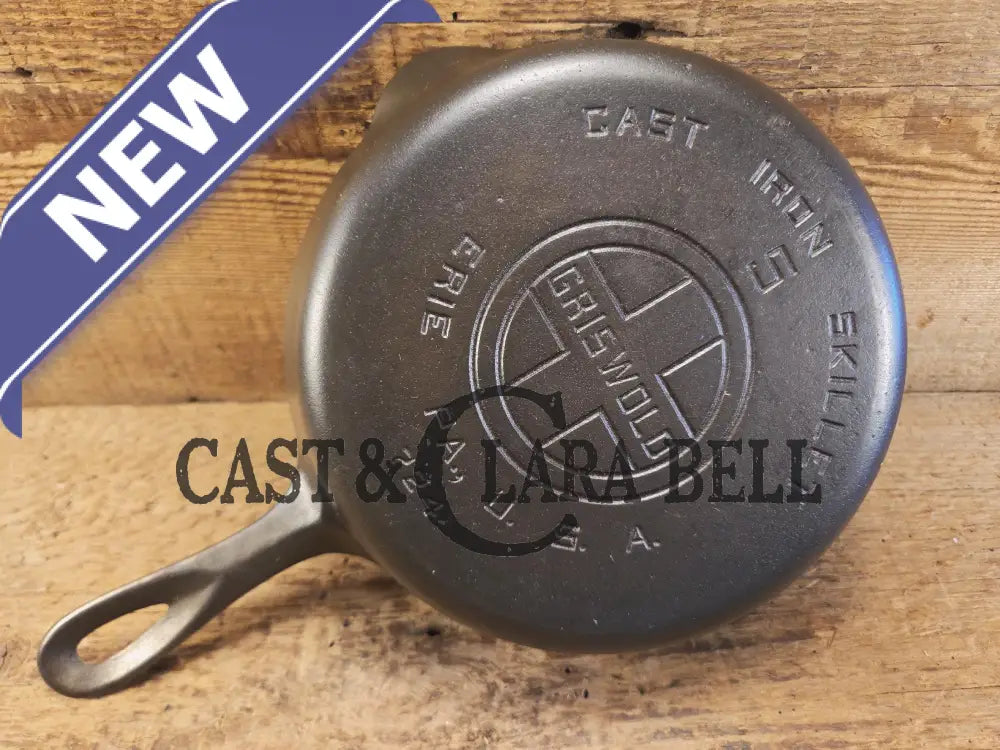 1930’s Griswold #5 Cast Iron Skillet with Large Block Logo 724. Awesome saute skillet! Skillet