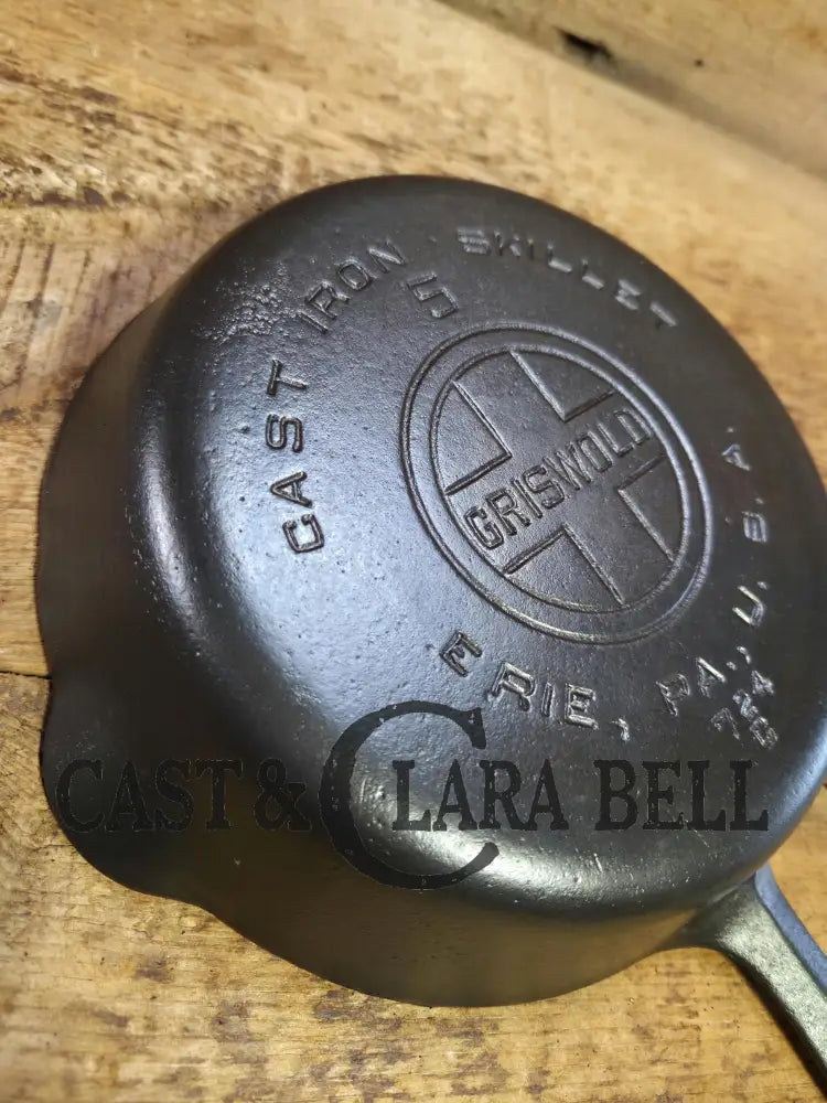 1930βs Griswold #5 Cast Iron Skillet with Large Block Logo 724 C. Awesome sautΓ© skillet! Skillet