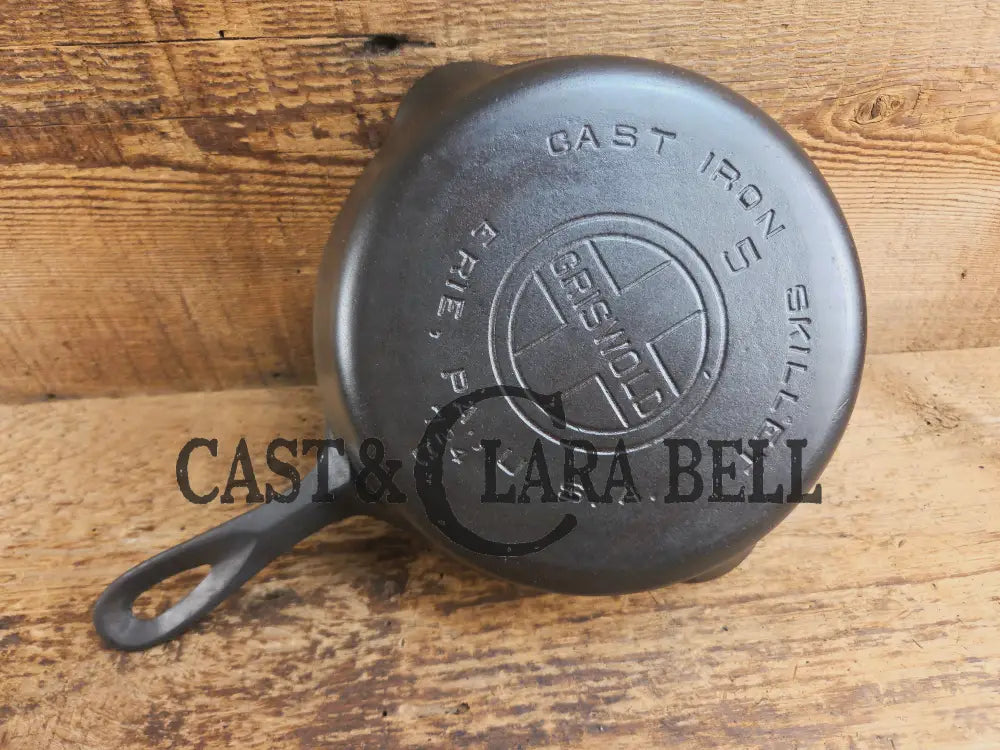1930’s Griswold #5 Cast Iron Skillet with Large Block Logo 724 C. Awesome sauté skillet! Skillet