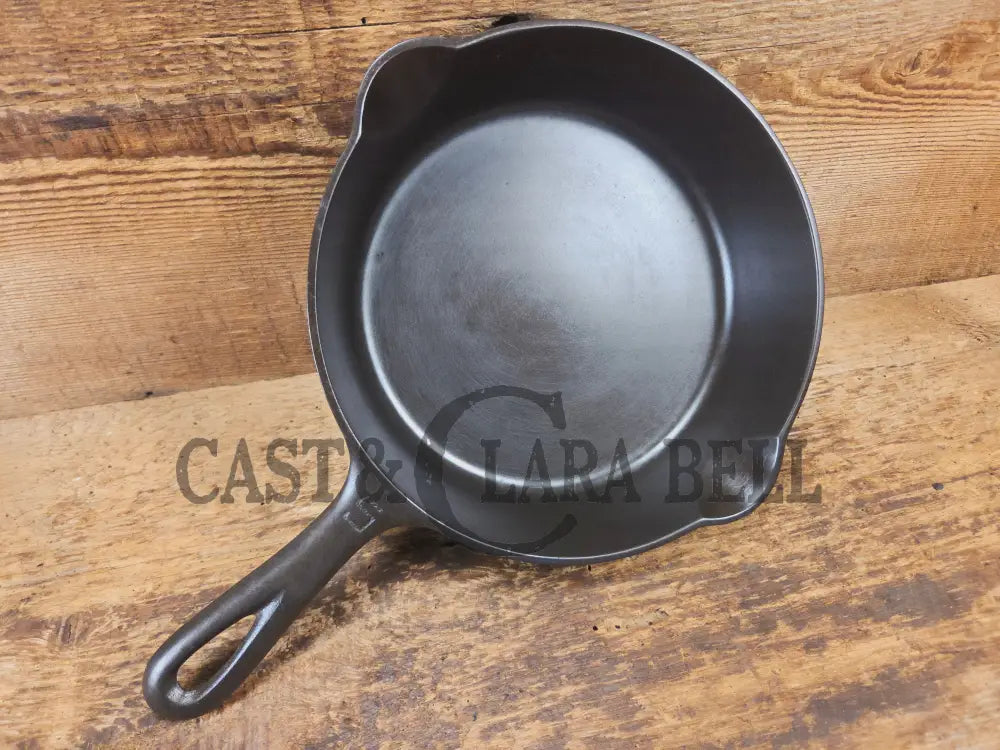 1930’s Griswold #5 Cast Iron Skillet with Large Block Logo and Smooth Bottom 724 A. Awesome sauté skillet! - Skillet
