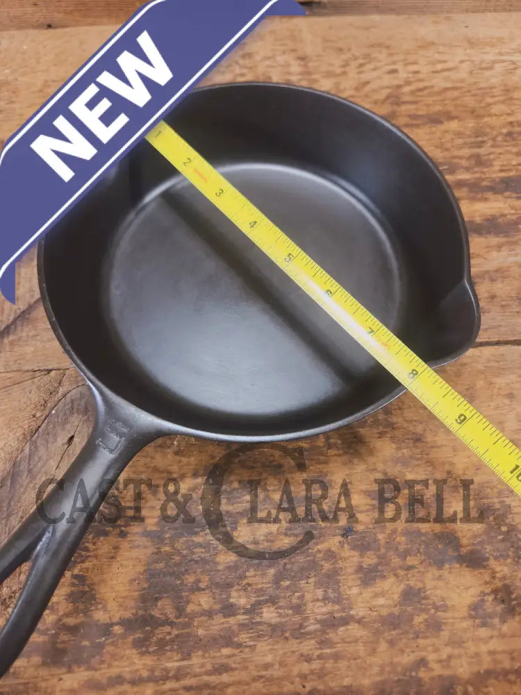 1930’s Griswold #5 Cast Iron Skillet with Large Block Logo and Smooth Bottom 724 A. Awesome sauté skillet! - Skillet