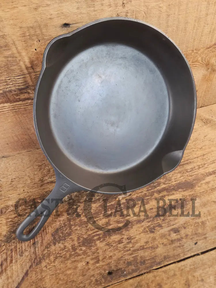 1930’s Griswold #8 Cast Iron Skillet with Large Block Logo 704 B - Skillet