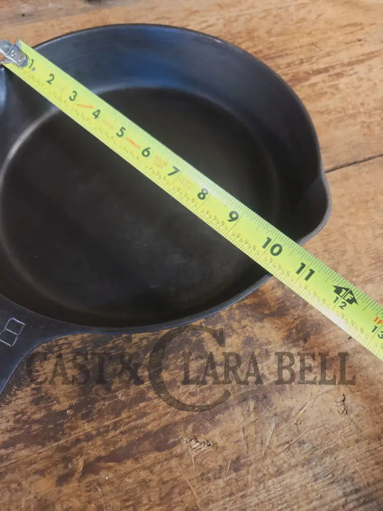 1930’s Griswold #8 Cast Iron Skillet with Large Block Logo 704 C - Skillet