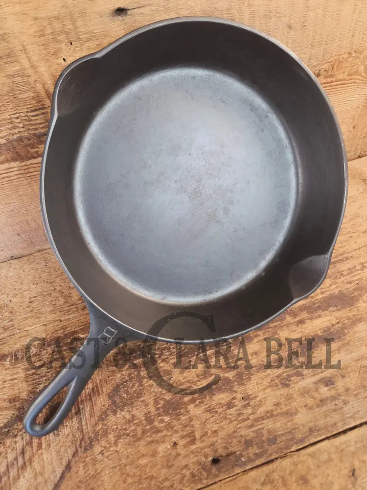 1930’s Griswold #8 Cast Iron Skillet with Large Block Logo 704 C - Skillet