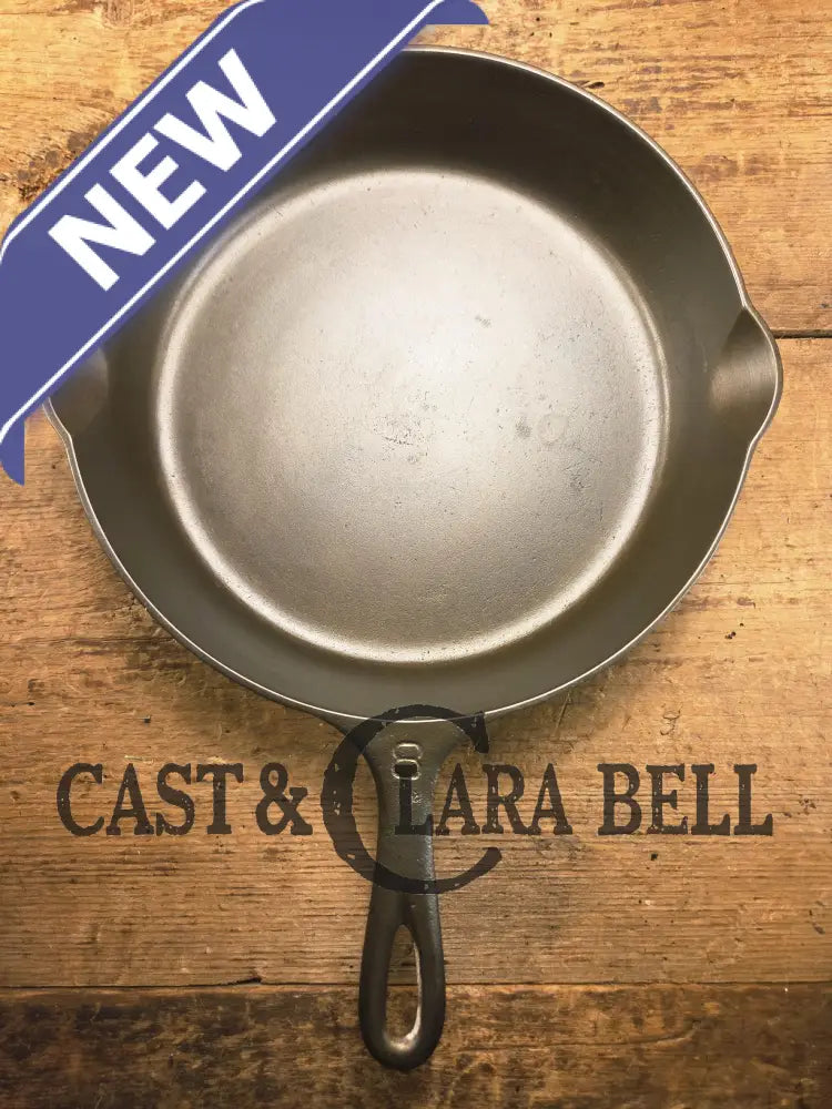 1930’s Griswold #8 Cast Iron Skillet with Large Block Logo 704 D Skillet