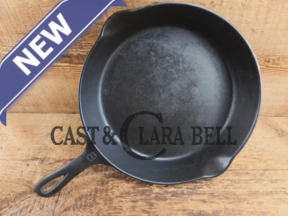 1930βs Griswold #8 Cast Iron Skillet with Large Block Logo 704 H Skillet