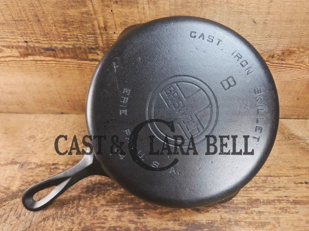 1930’s Griswold #8 Cast Iron Skillet with Large Block Logo 704 T Skillet