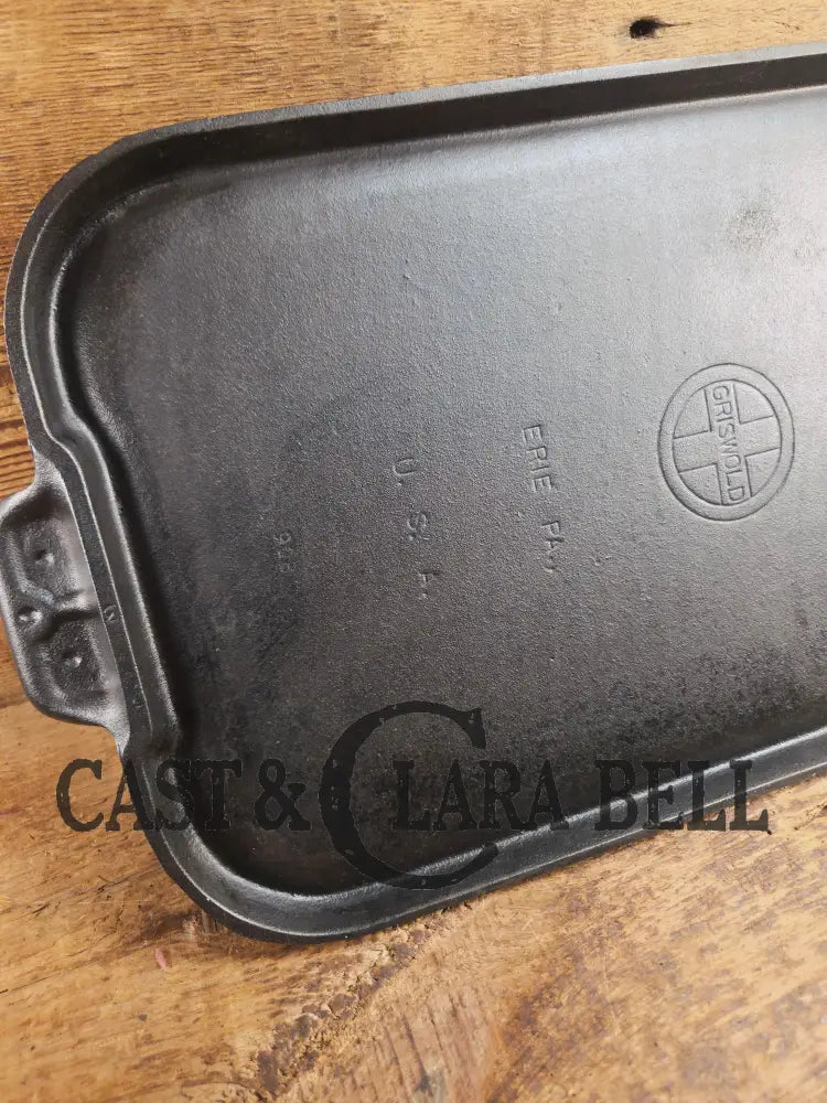 1930βs Griswold #8 Long cast iron griddle. 908. Great pancake griddle! Griddle
