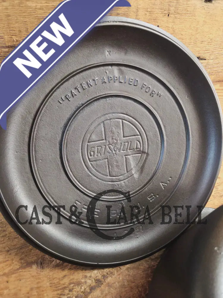1930’s Griswold #8 Tite-Top Dutch Oven 1278 B fully marked raised Matching Lid (2551 A)! Perfect for soups & stews.