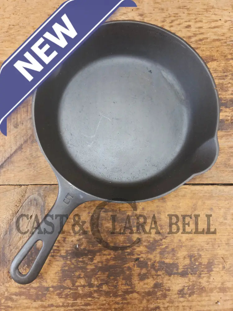1930’s Griswold No. 5 Saute Skillet Small Logo Grooved Handle Smooth Bottom 724 - Skillet