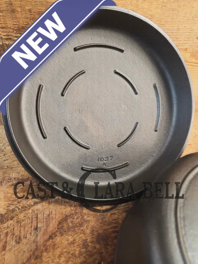 1930’s Griswold’s Iron Mountain series #8 Dutch Oven (1036 A) with Lid (1037 C). Ready to make stews and chili! Dutch