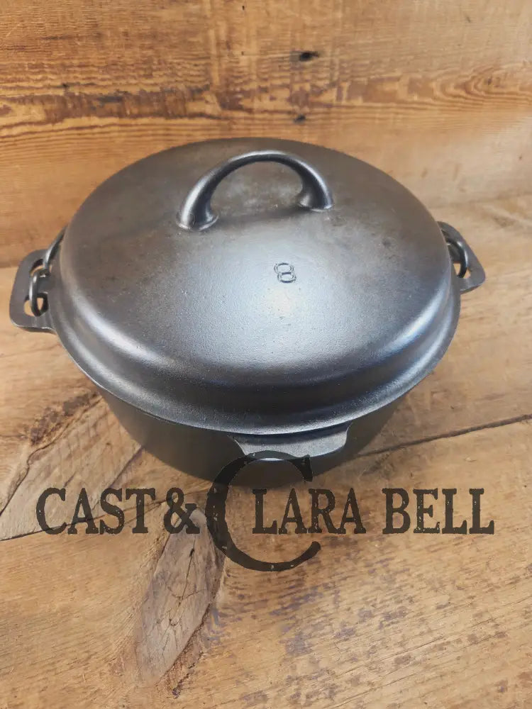1930’s Griswold’s Iron Mountain series #8 Dutch Oven (1036C) with Lid (1037 B). Ready to make stews and chili! Dutch