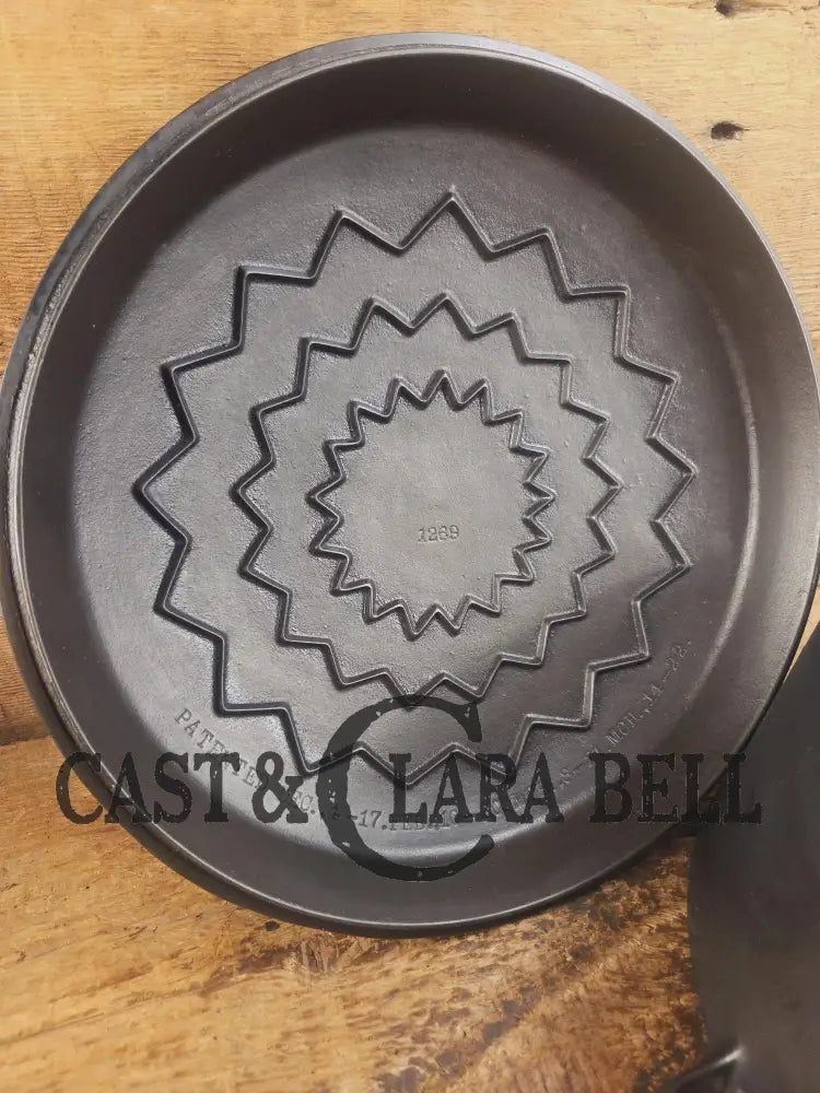 1930’s Wagner #9 Round Roaster Dutch Oven with fully marked Drip Drop Roaster Lid with Raised Lettering! Dutch Ovens