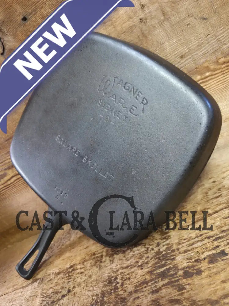 1930’s Wagner Square Skillet with Stylized Logo 1218 B. GREAT pan to have in the kitchen! Skillet