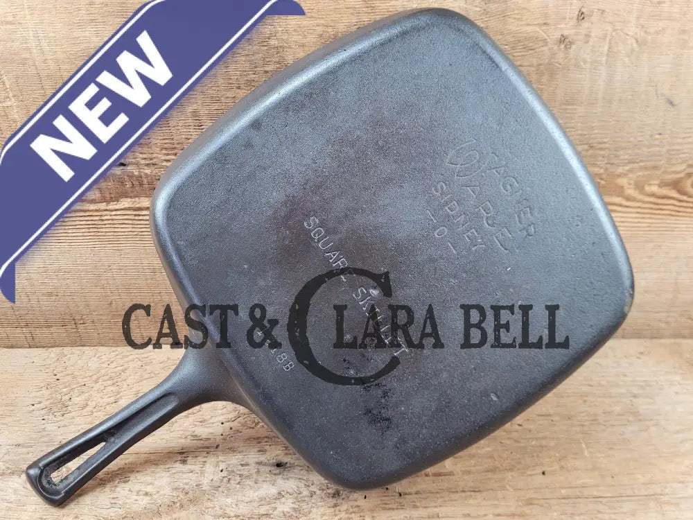 1930βS Wagner Square Skillet With Stylized Logo 1218 B. Great Pan To Have In The Kitchen!