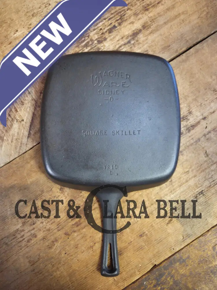 1930’s Wagner Square Skillet with Stylized Logo 1218 B. GREAT pan to have in the kitchen! Skillet