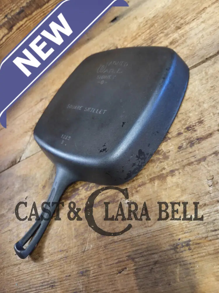 1930’s Wagner Square Skillet with Stylized Logo 1218 B. GREAT pan to have in the kitchen! Skillet