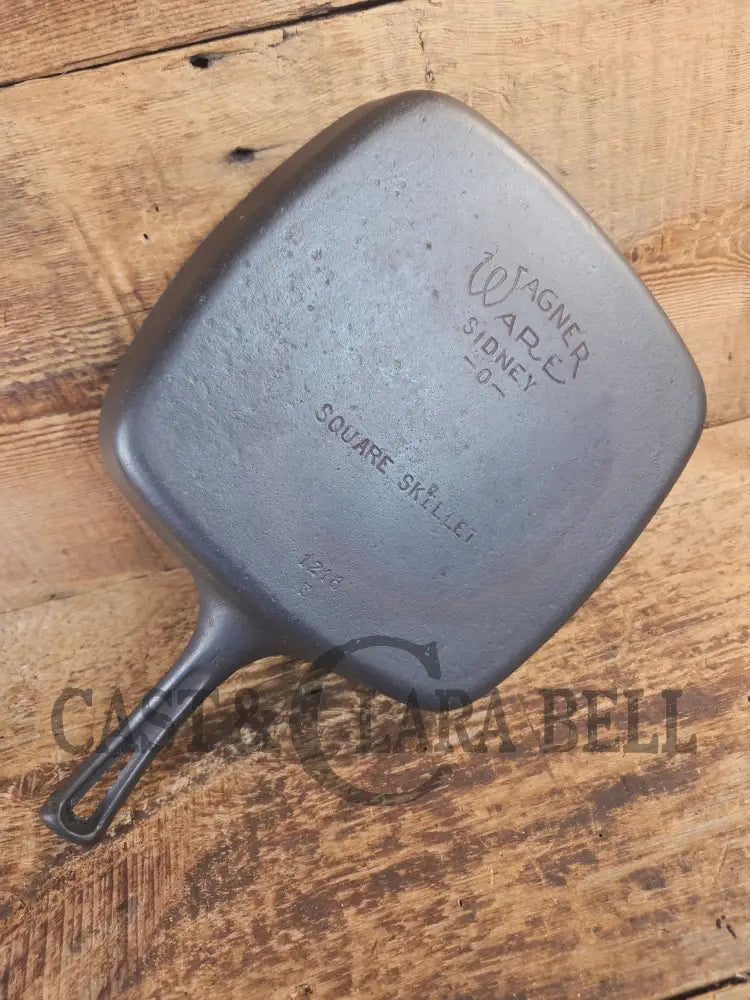 1930βs Wagner Square Skillet with Stylized Logo 1218 D. GREAT pan to have in the kitchen! SC24 (Copy) - Skillet