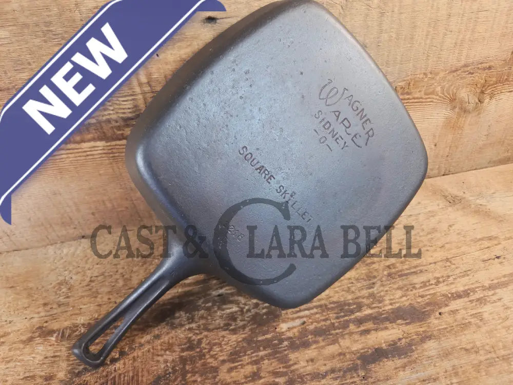 1930’s Wagner Square Skillet with Stylized Logo 1218 D. GREAT pan to have in the kitchen! SC24 (Copy) - Skillet