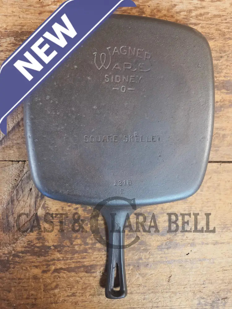 1930’s Wagner Square Skillet with Stylized Logo 1218 D. GREAT pan to have in the kitchen! SC24 (Copy) - Skillet