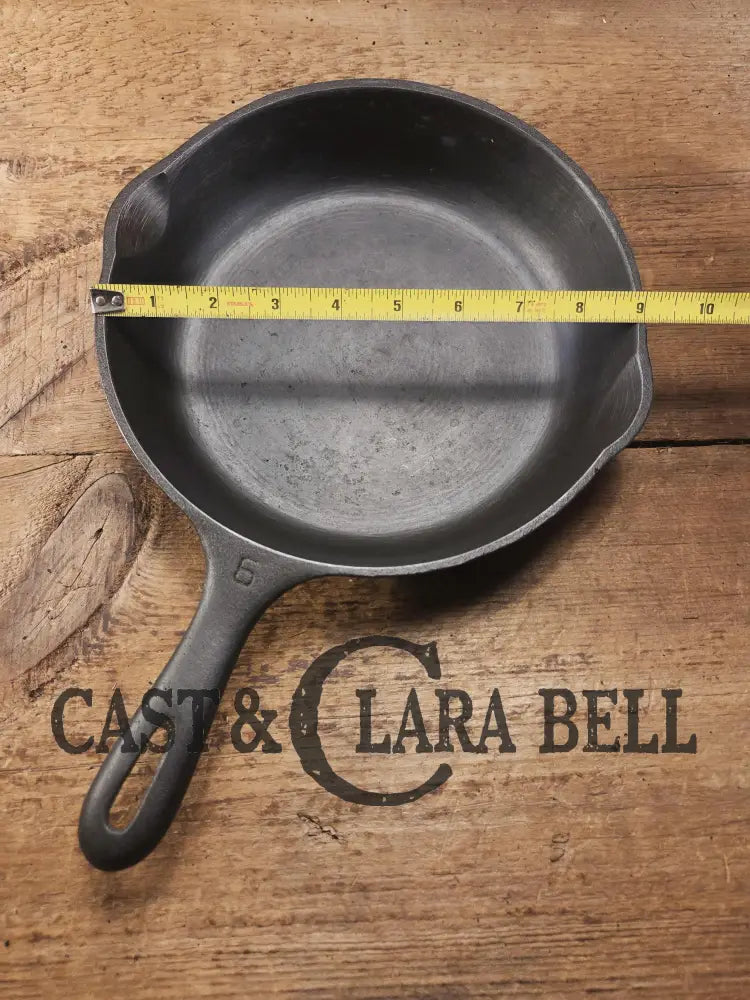 1930โs Wagner Unmarked #6 Cast Iron Sautee Skillet perfect first pan or daily user! Skillet