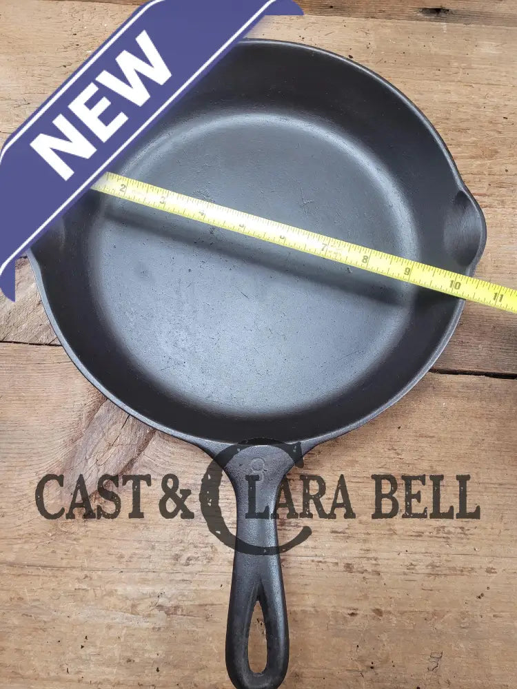 1930’S Wagner Ware #8 Cast Iron Skillet With Stylized Logo 1058 X