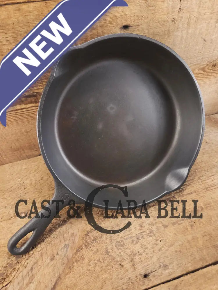 1930โs Wagner Ware Sidney -O- #8 Skillet with Smooth Bottom 1058 K. Restored and Ready to Use! Skillet