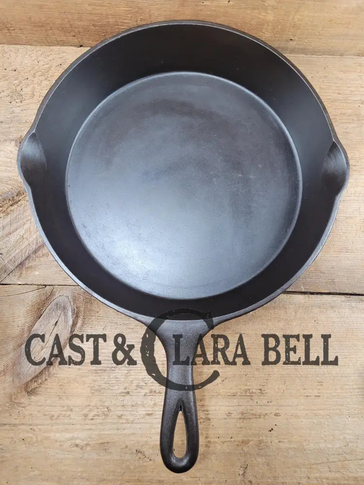 1930’S Wardway By Wagner Cast Iron Skillet. #10 Size #1434. These Are Not Found Often Beautiful