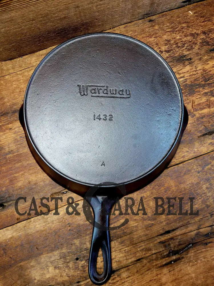 1930βS Wardway By Wagner Cast Iron Skillet. #1432. These Are Not Found Often Beautiful Every Day