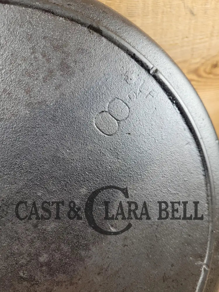 1940’S Era Three Notch Lodge #9 E Cast Iron Skillet. The Clara Bell Classic. Skillet