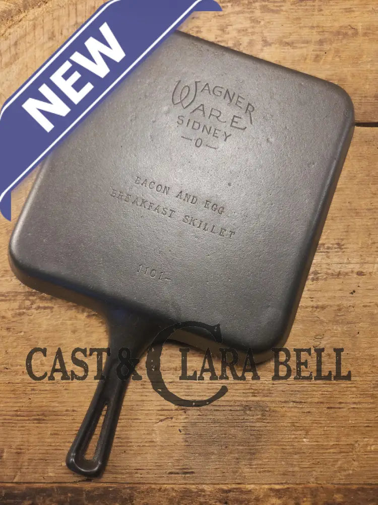 1940βs Era Wagner Ware Bacon and Egg Cast Iron Breakfast Skillet 1101. Great gift idea! Skillet