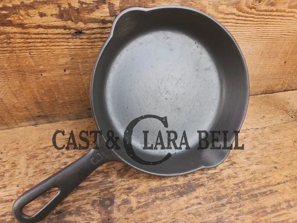 1940’s Griswold No. 3 Cast Iron Egg Skillet with Small Block Logo 709 J Skillet