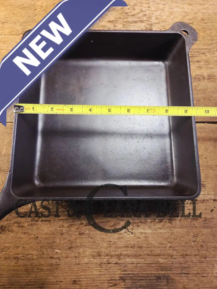 1940’s Griswold No. 768 Square-Fry Skillet with Small Block Logo Erie PA ’E’. Skillet
