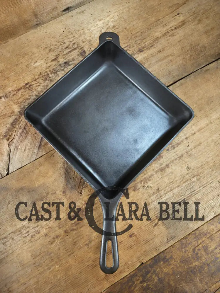 1940βs Griswold No. 768 Square-Fry Skillet with Small Block Logo Erie PA βEβ Skillet