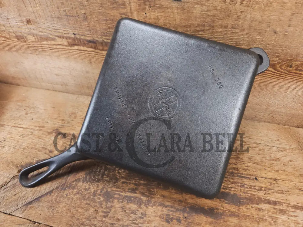 1940’s Griswold No. 768 Square-Fry Skillet with Small Block Logo Erie PA ’E’ - Skillet