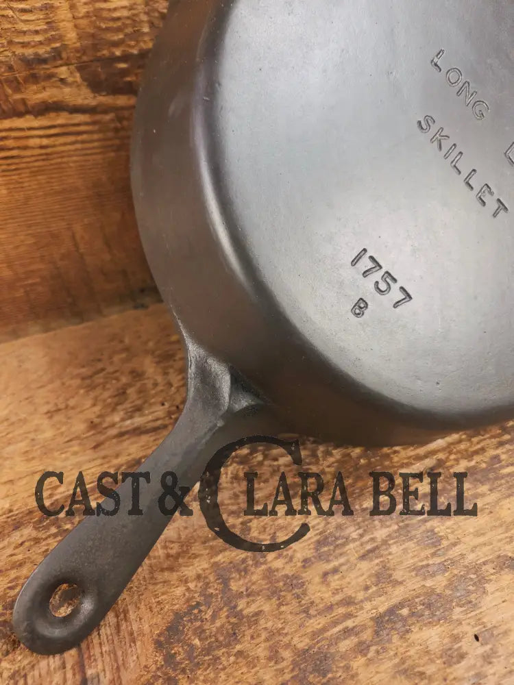 1940’s Hard to find Wagner’s Long Life #7 Cast Iron Skillet 1757. Great gift!! Skillet
