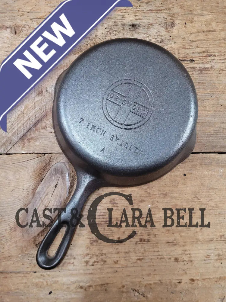 1950βS Wagner Made Griswold #4 Skillet With Smooth Bottom. Very Cool Tough To Find Egg Skillet!