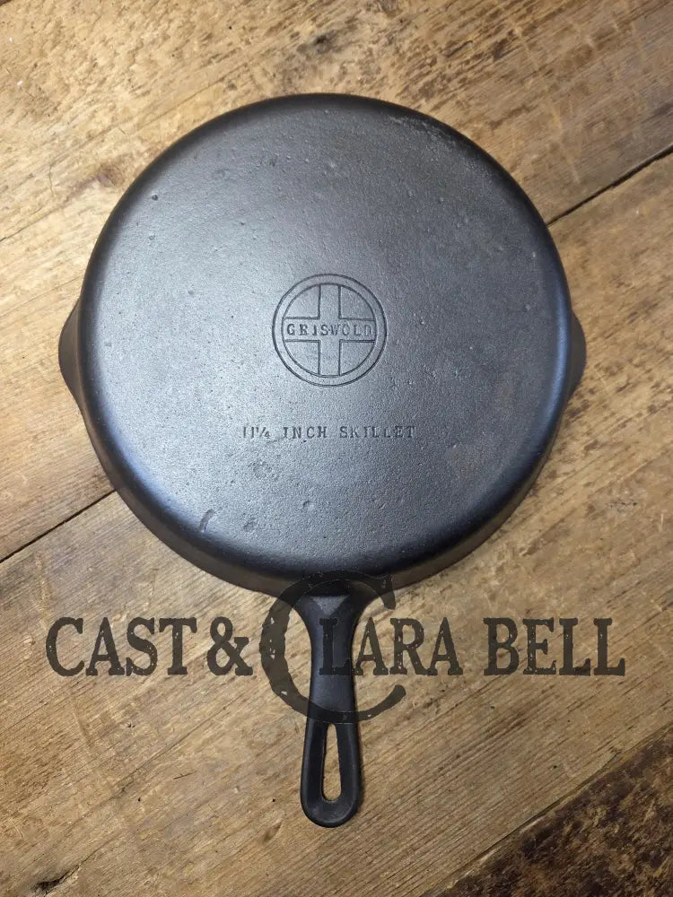 1950’s Wagner made Griswold #9 Skillet with Smooth Bottom. FANTASTIC daily cooker for gas or electric coil only. 11 1/4