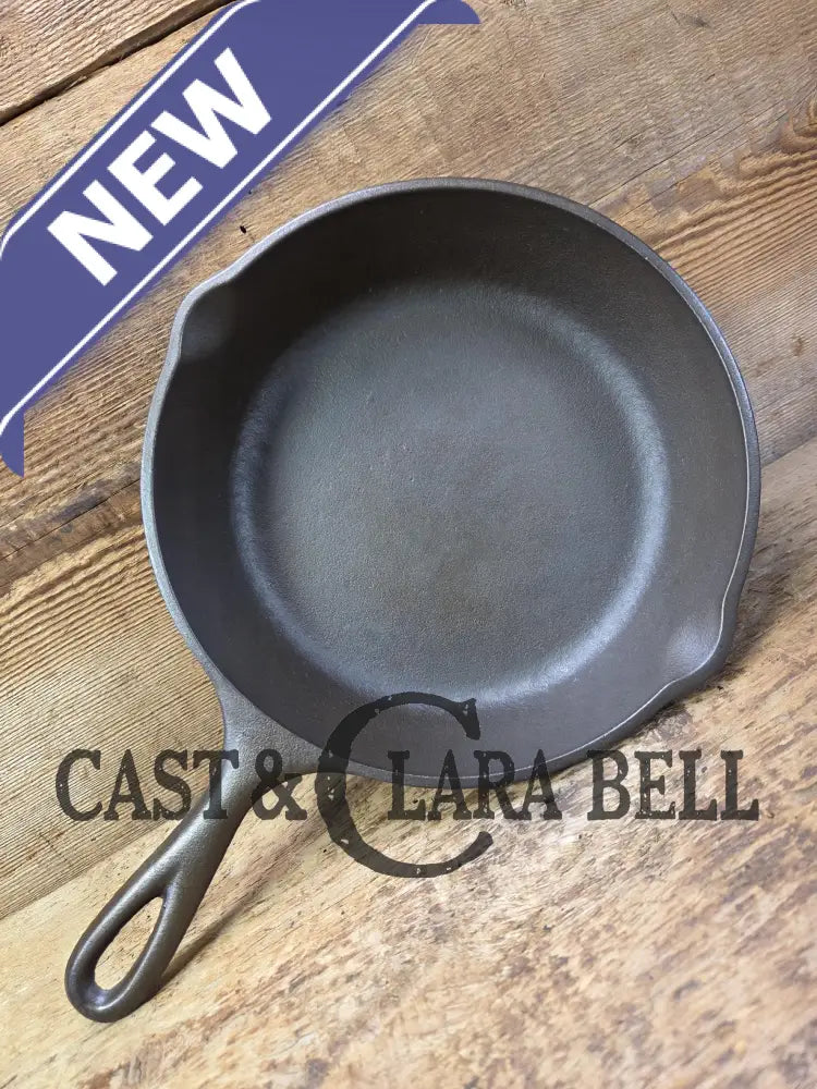 1960’s era Lodge #5 Cast Iron Skillet SK with 3 Notch Heat Ring ’D3’ SC24