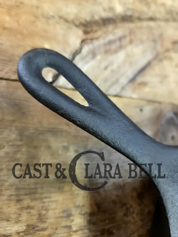 1960’s era Lodge #6 Cast Iron Skillet SK with 3 Notch Heat Ring ’H’. Great daily user!