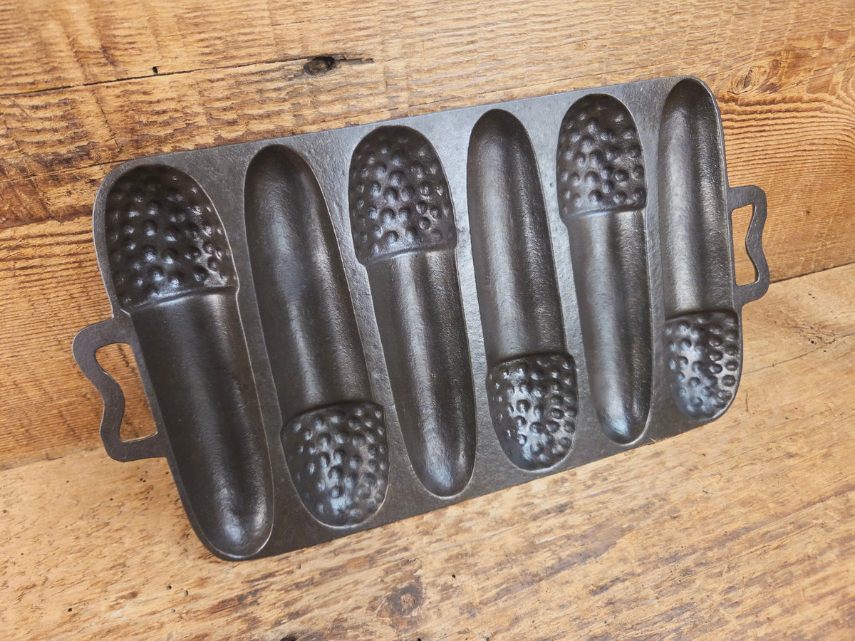 What? Why? How? THE unique not often found Lodge ’California Acorn’ Pan. Collector’s Must Have make controversial
