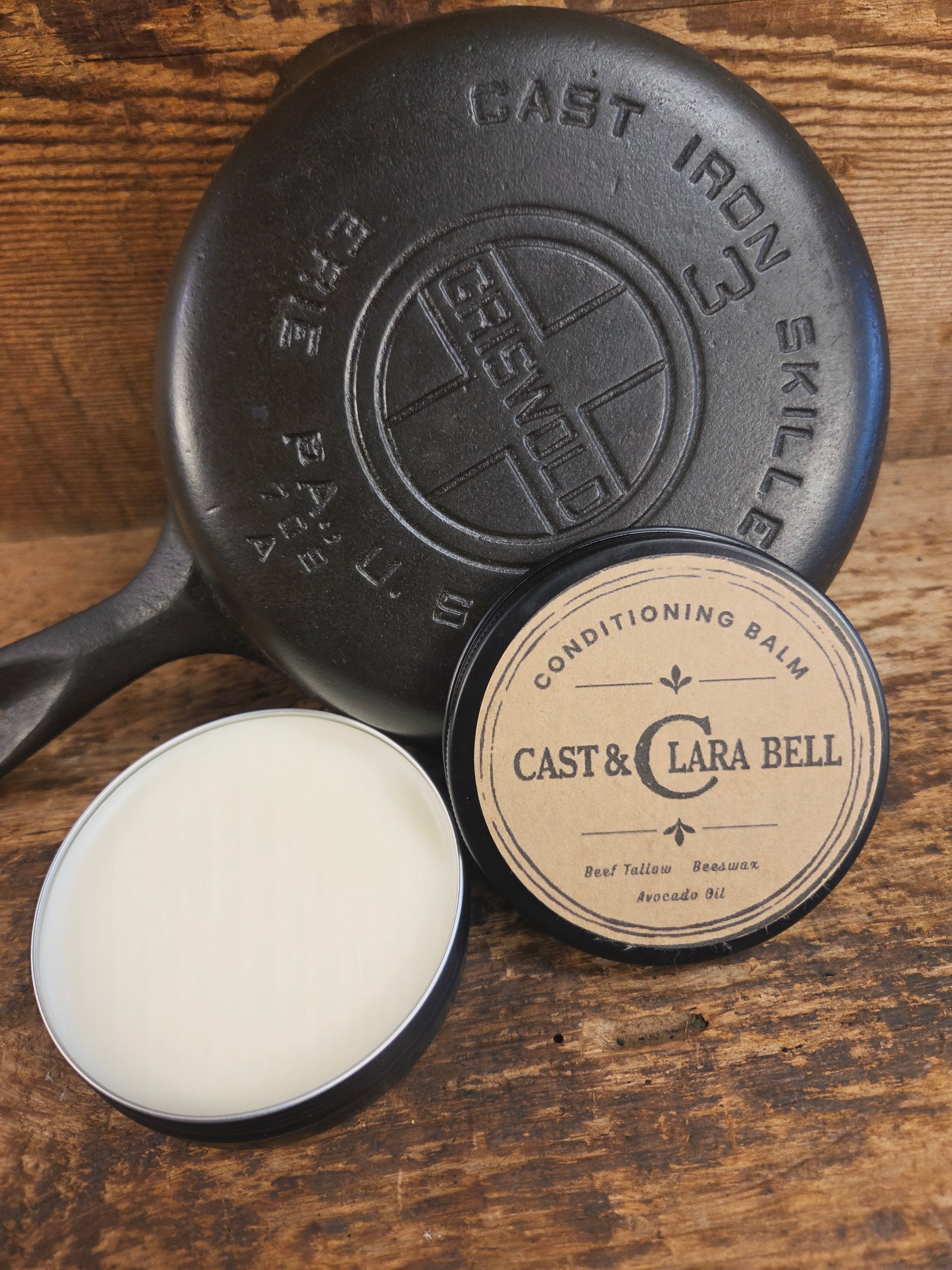 Cast Iron Conditioning Balm (3 oz) Merchandise