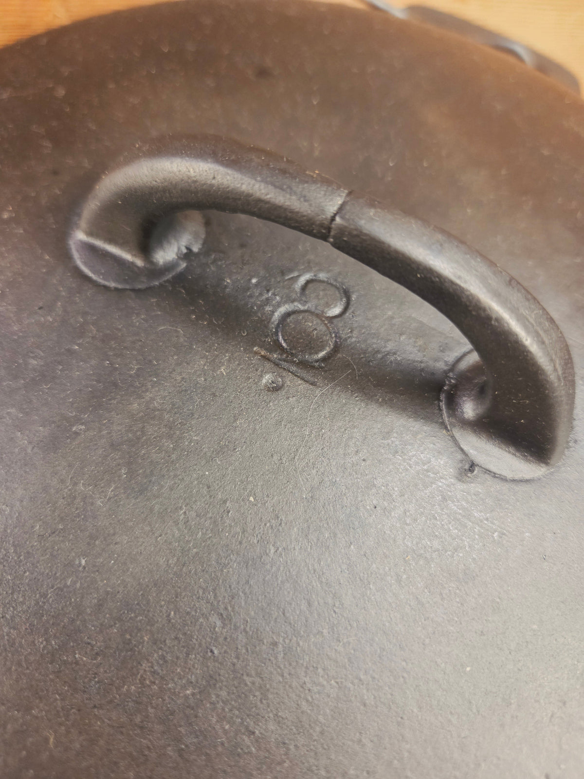 Early Birmingham Stove & Range (BSR) Red Mountain Series #8C Dutch oven with hand scribed numbers Dutch Ovens Trivets &