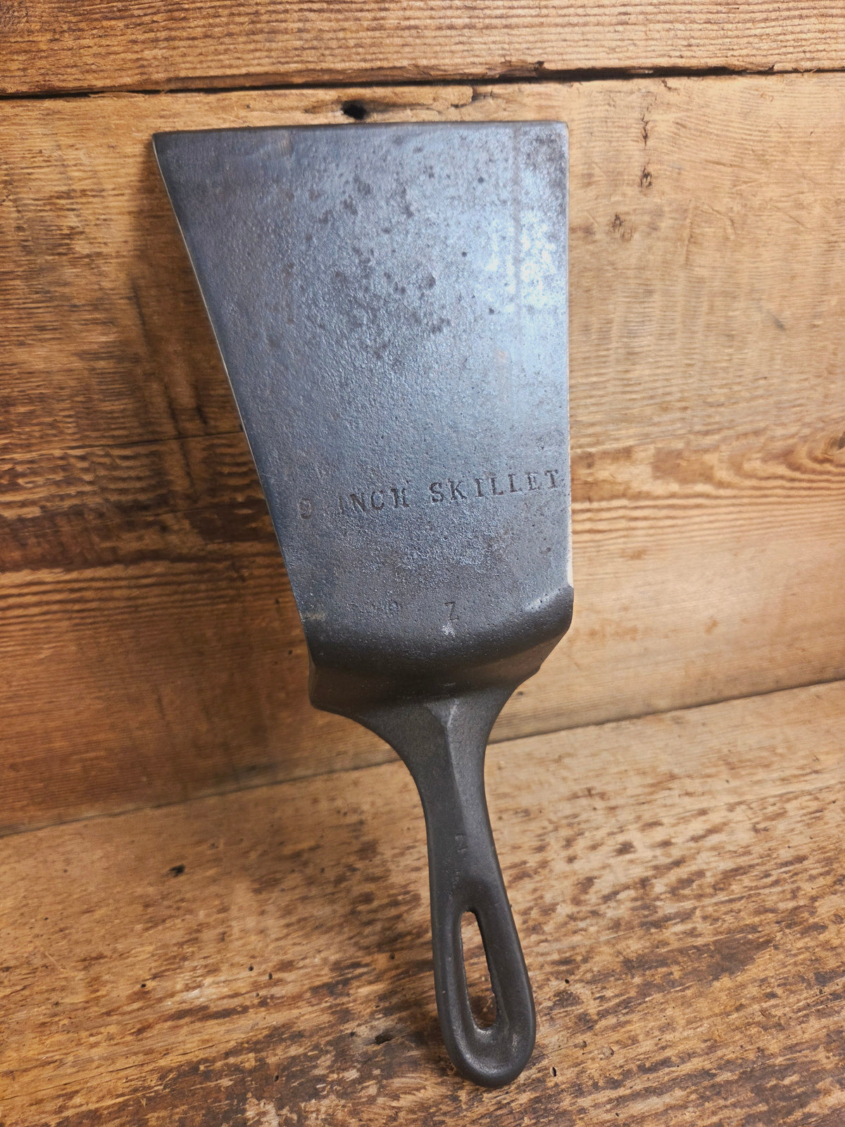 Custom one of a kind Repurposed Spatula. Made from 1940’s Era Wagner #8 DEEP Chicken Fryer. Awesome for the home