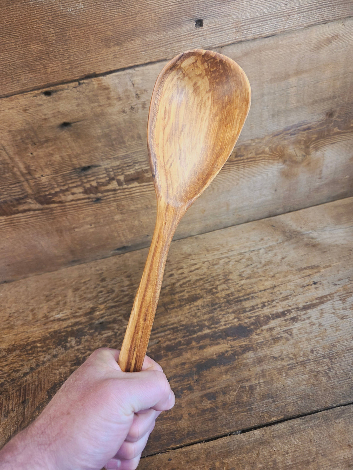 Large Kitchen Spoon - Spalted Maple - Culinary Accessories