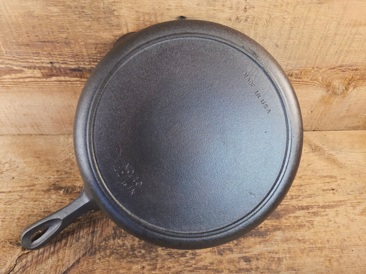 Birmingham Stove & Range Century Series #10 Skillet with beautiful swirls! - Skillet