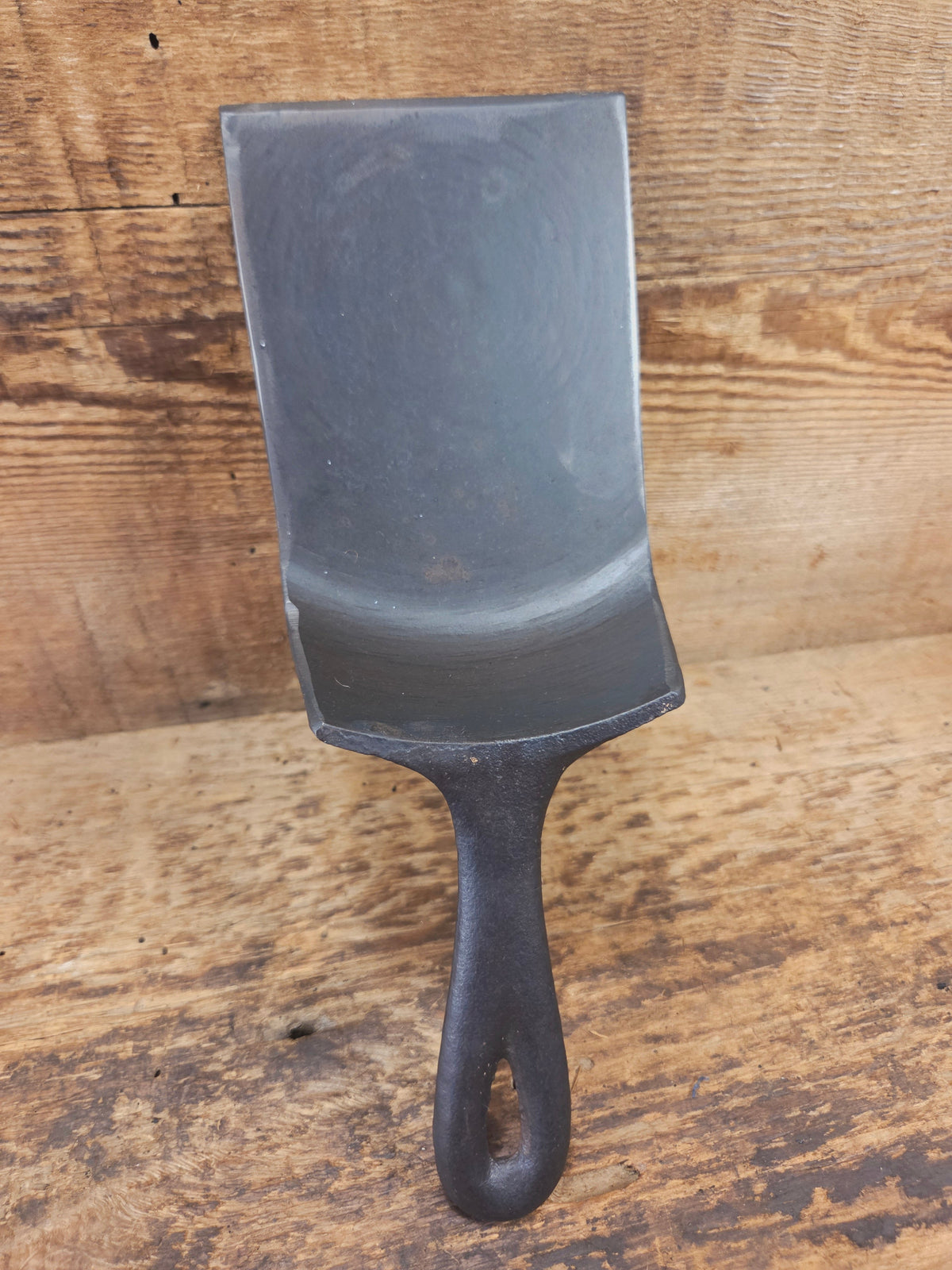 Custom made Birmingham S&R Cast Iron Skillet Spatula. Reclaimed from a Century Series #5 cast iron skillet. Great gift!