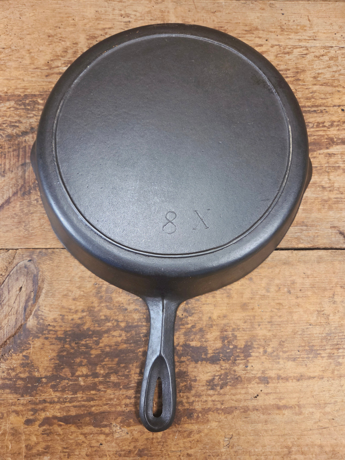 The Classic 8! 1940’s early Hand Scribed Birmingham Stove & Range Red Mountain Series #8X Skillet - Skillet