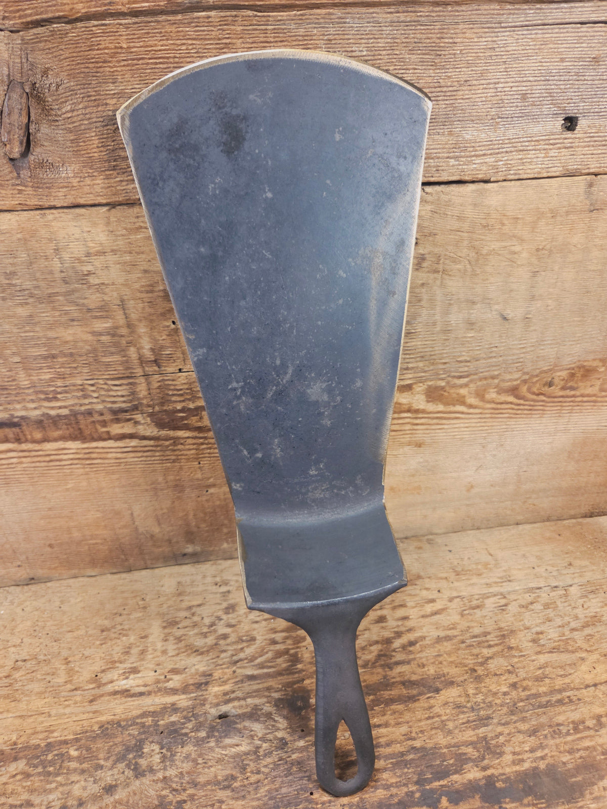 Show stopper. Custom made one of a kind Griswold Erie 3rd Series #9 spatula! A high value collectors pan kept alive as