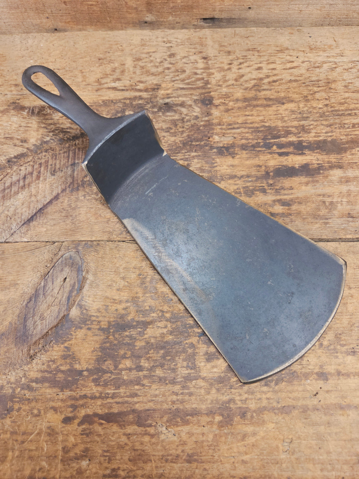Show stopper. Custom made one of a kind Griswold Erie 3rd Series #9 spatula! A high value collectors pan kept alive as